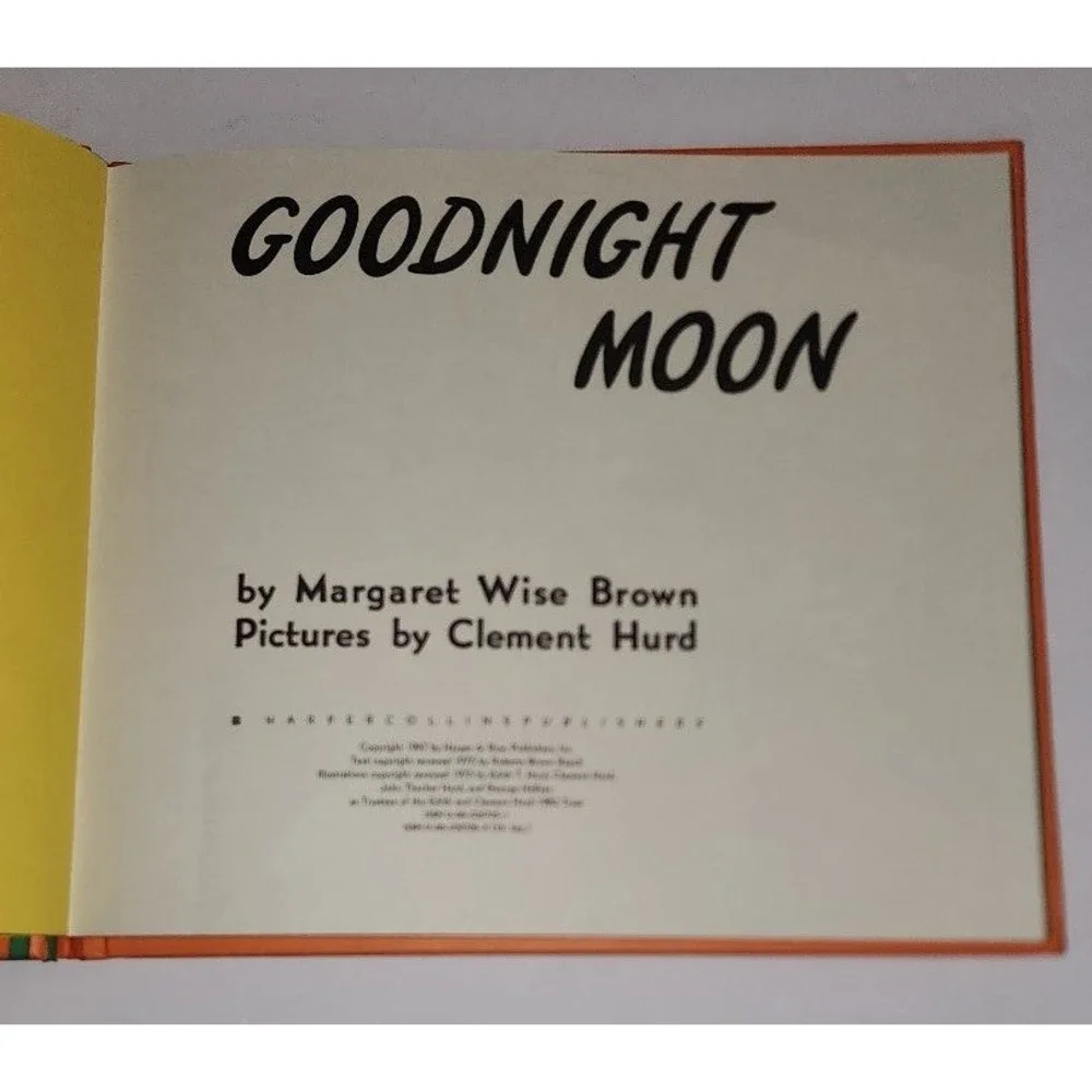 Goodnight Moon hard cover book 1975